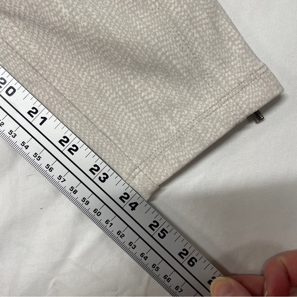 Athleta Delancey Textured Moto Legging in Cream - Picture 9 of 9